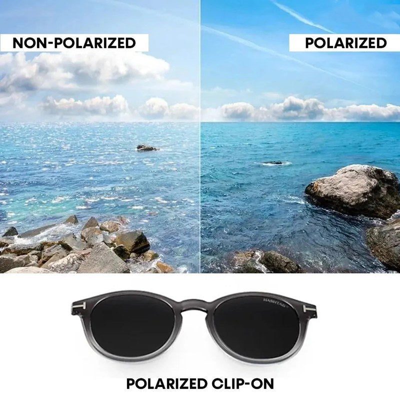 Xalora Gradient Black Small Full Rim Oval Clip-on for Men & Women — Hashtag Eyewears