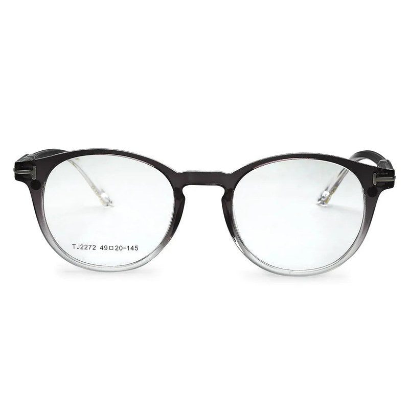 Xalora Gradient Black Small Full Rim Oval Clip-on for Men & Women — Hashtag Eyewears
