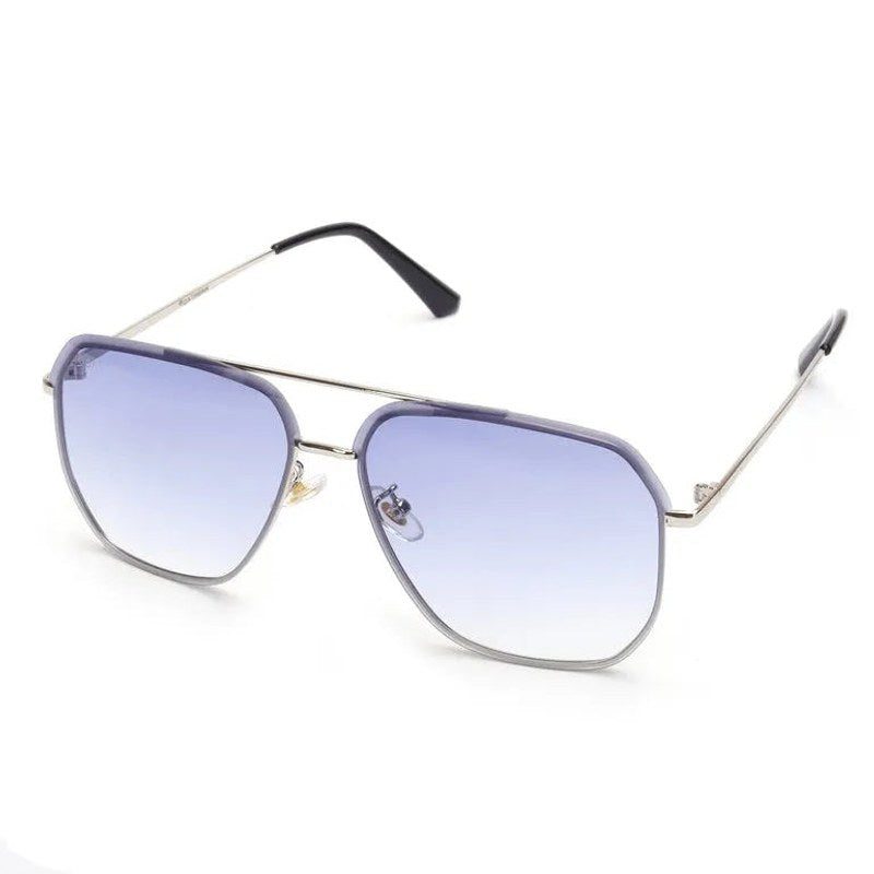 Xylar Gradient Blue Medium Full Rim Square Sunglasses for Men & Women — Hashtag Eyewears