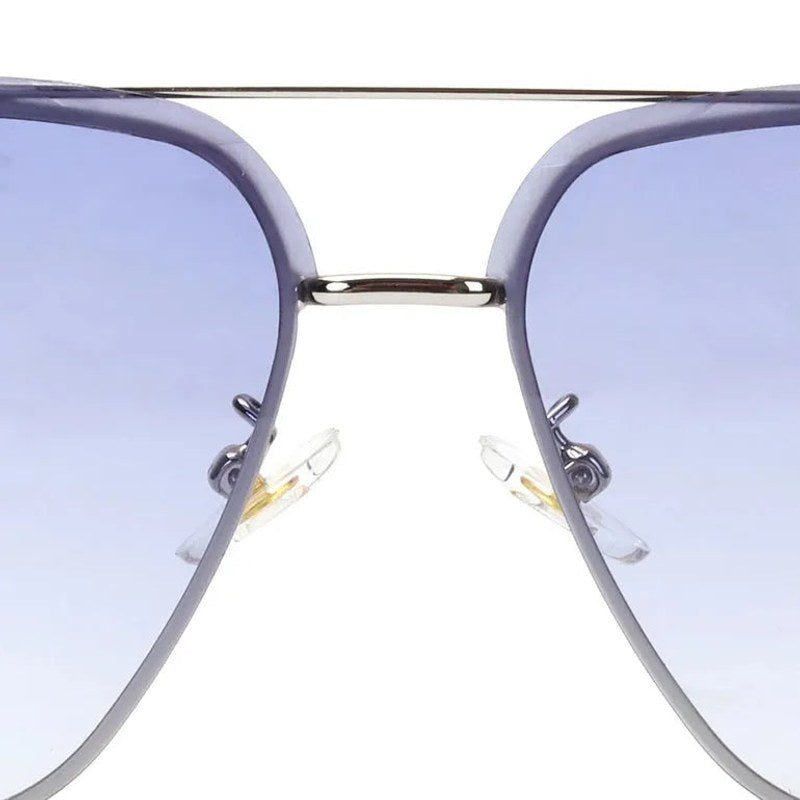 Xylar Gradient Blue Medium Full Rim Square Sunglasses for Men & Women — Hashtag Eyewears