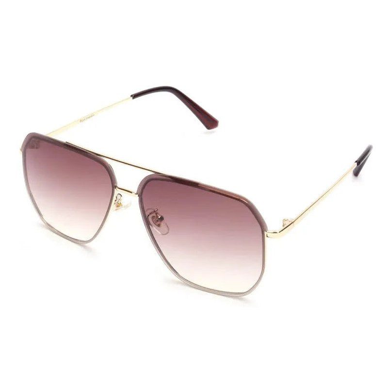 Xylar Gradient Brown Medium Full Rim Square Sunglasses for Men & Women — Hashtag Eyewears
