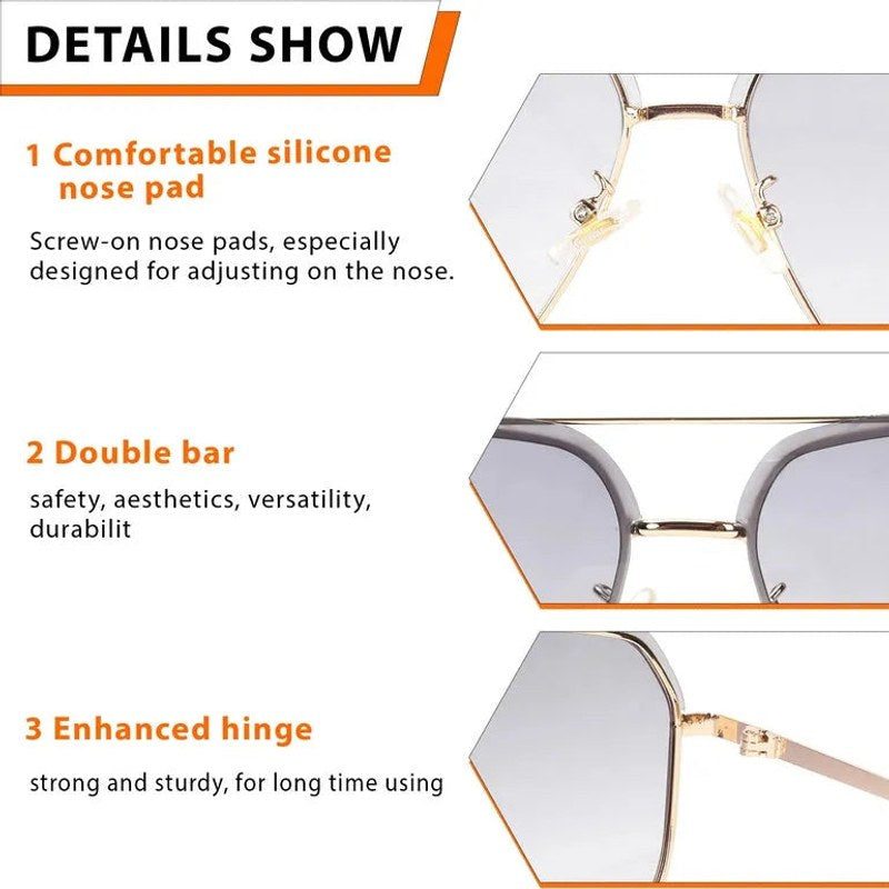 Xylar Gradient Grey Medium Full Rim Square Sunglasses for Men & Women — Hashtag Eyewears