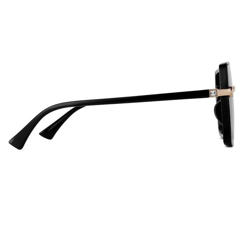 Xyrion Black Large Full Rim Butterfly Sunglasses for Men & Women — Hashtag Eyewears