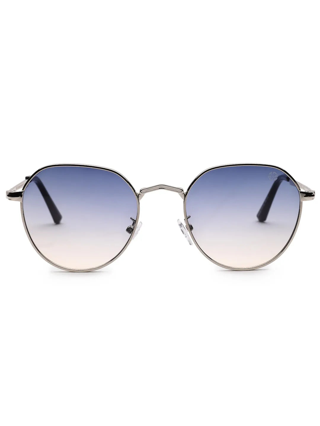 Veylara | Gradient Blue Medium Full Rim Oval Sunglasses for Men [UV-protected]