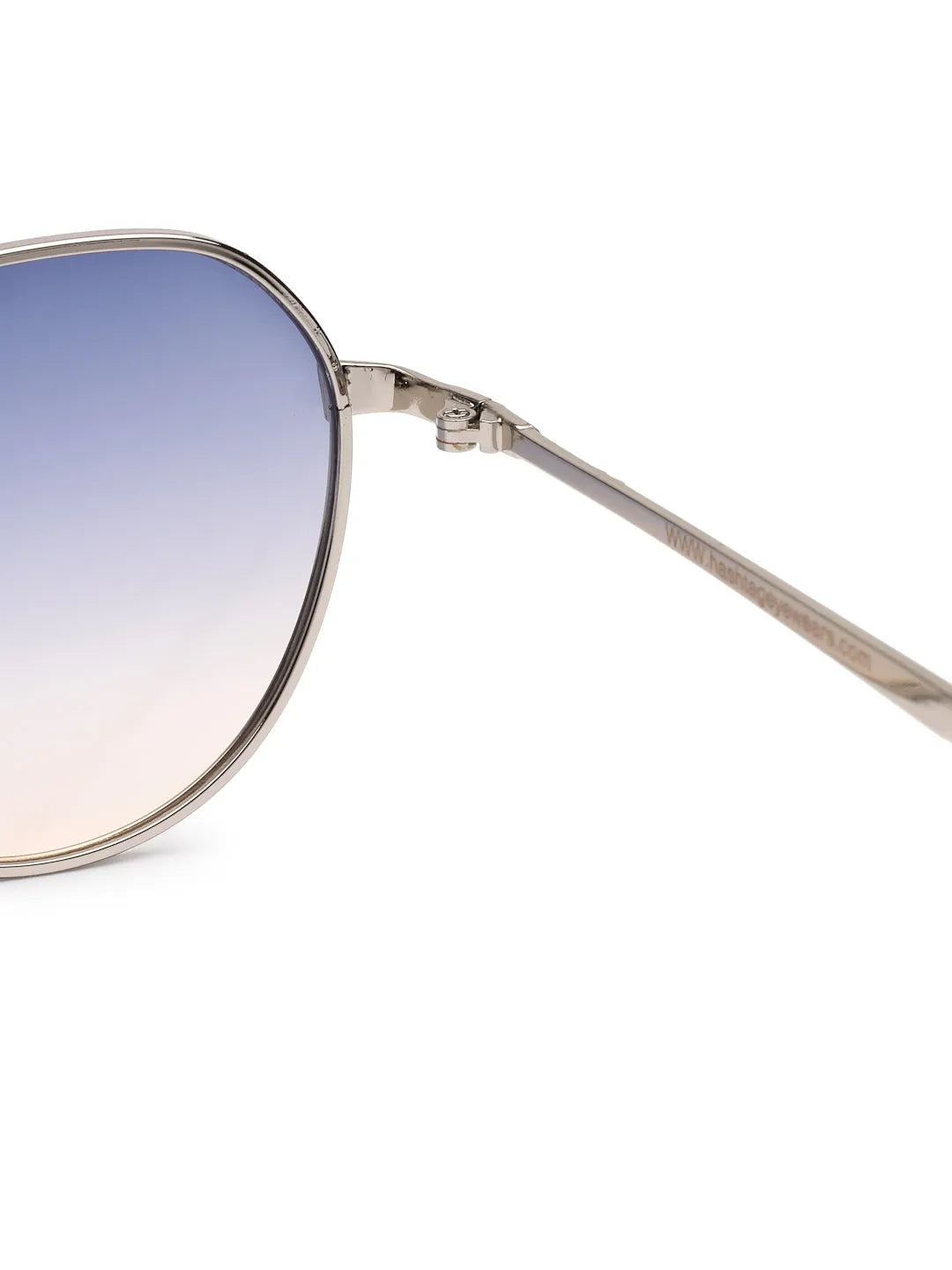 Veylara | Gradient Blue Medium Full Rim Oval Sunglasses for Men [UV-protected]