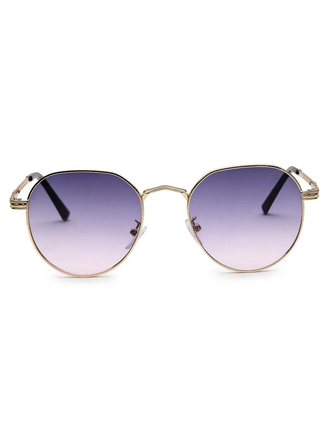Ithon | Gradient Blue & Pink Medium Full Rim Oval Sunglasses for Men [UV-protected]