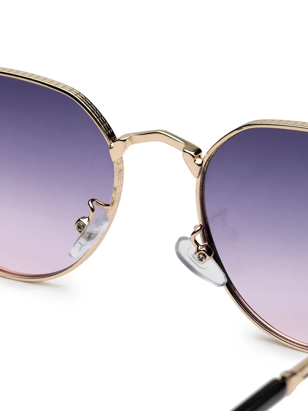 Ithon | Gradient Blue & Pink Medium Full Rim Oval Sunglasses for Men [UV-protected]