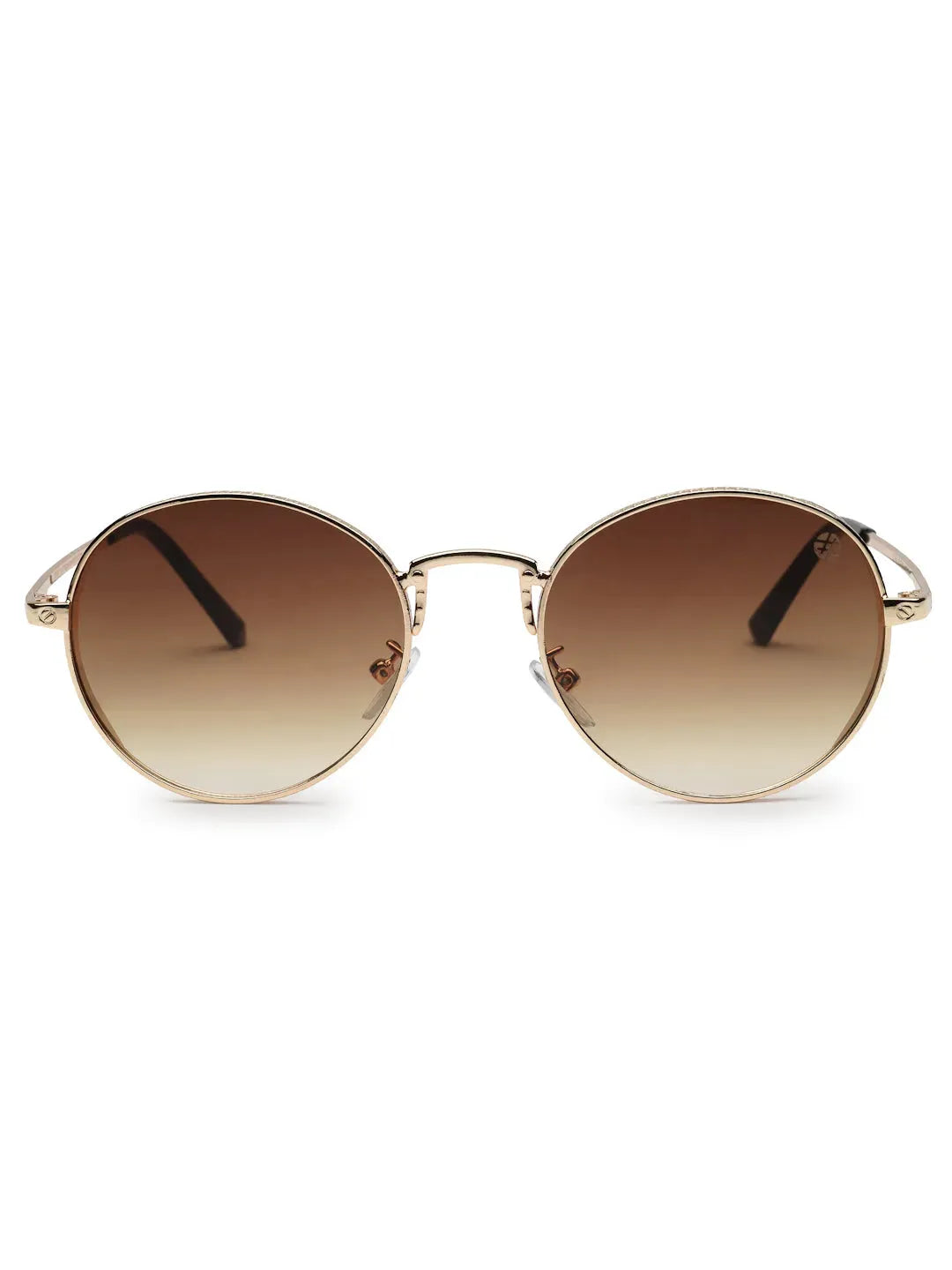 Ignisia | Gradient Brown Medium Full Rim Oval Sunglasses for Men [UV-protected]