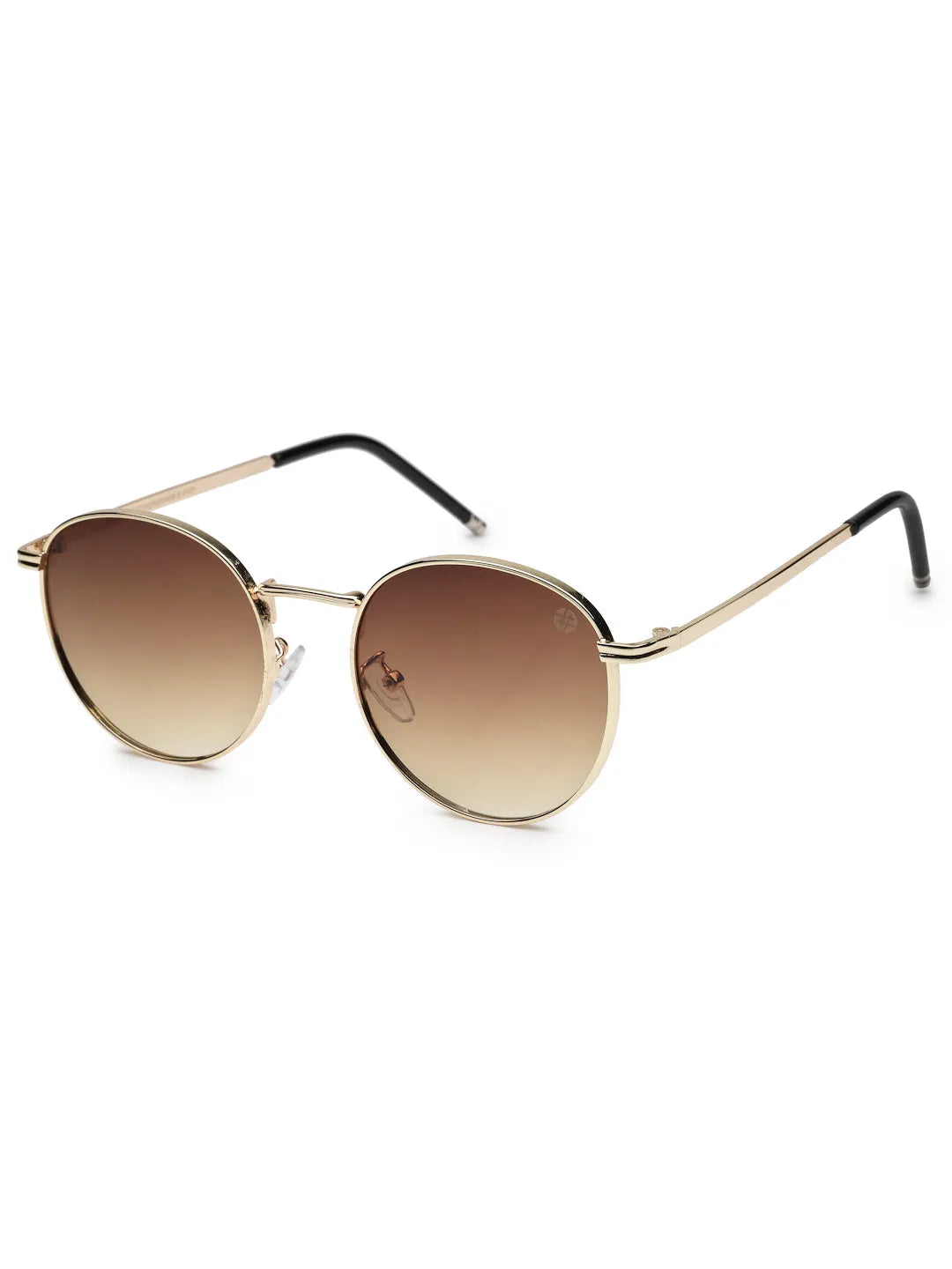 Solyra | Brown Medium Full Rim Oval Sunglasses for Men [UV-protected]