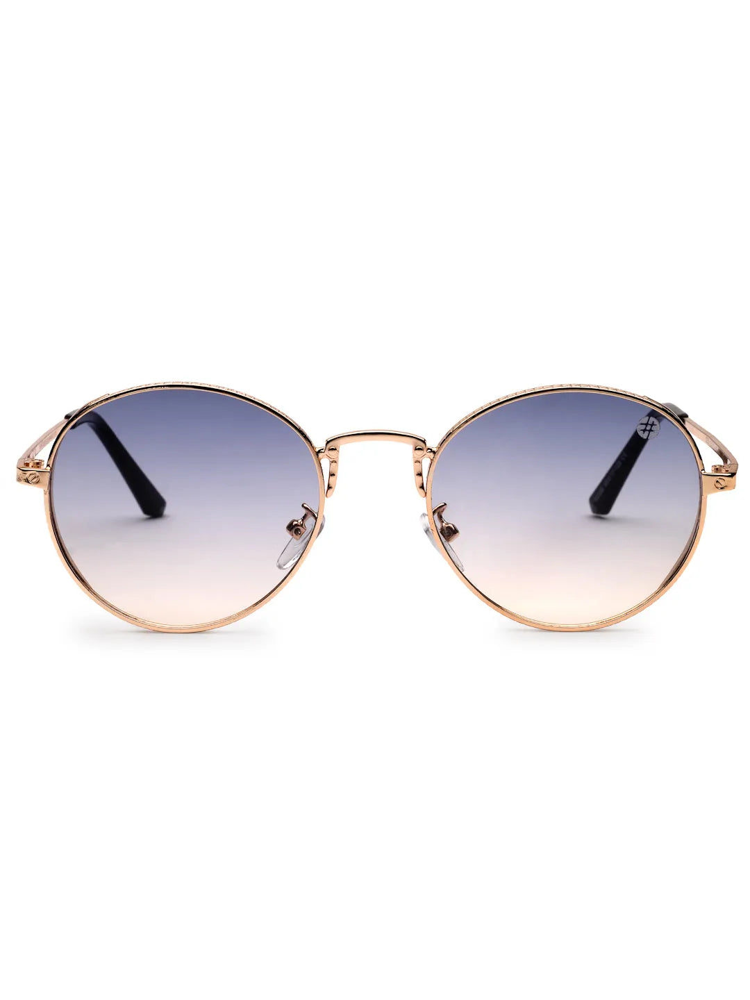 Ignisia | Gradient Grey & Brown Medium Full Rim Oval Sunglasses for Men [UV-protected]