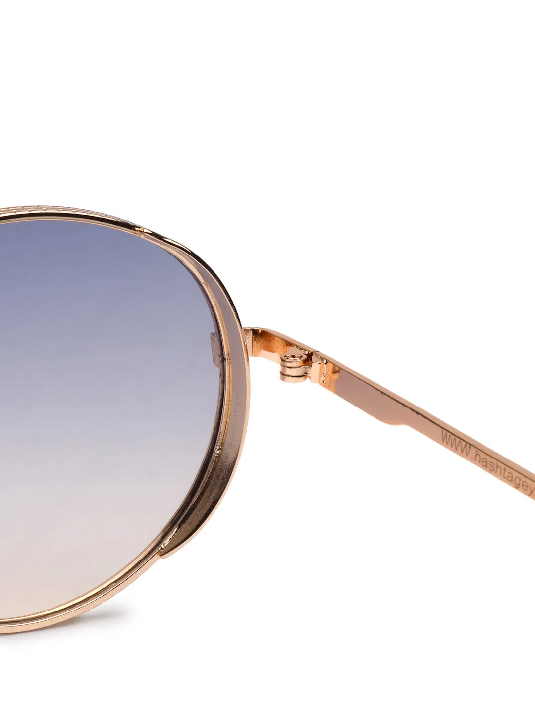 Ignisia | Gradient Grey & Brown Medium Full Rim Oval Sunglasses for Men [UV-protected]