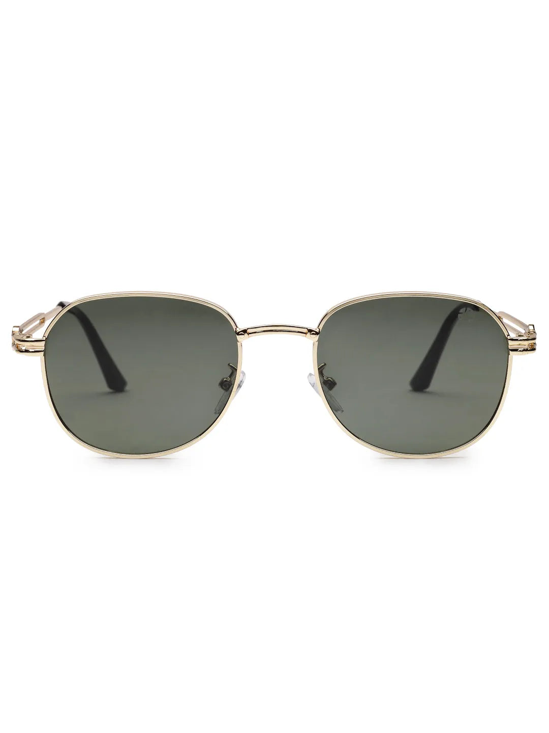 Starfall | Green Medium Full Rim Oval Sunglasses for Men [UV-protected]
