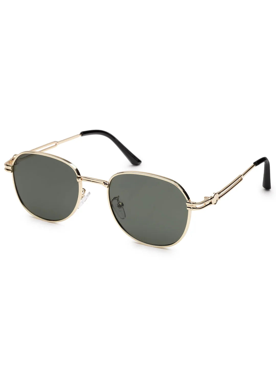 Starfall | Green Medium Full Rim Oval Sunglasses for Men [UV-protected]