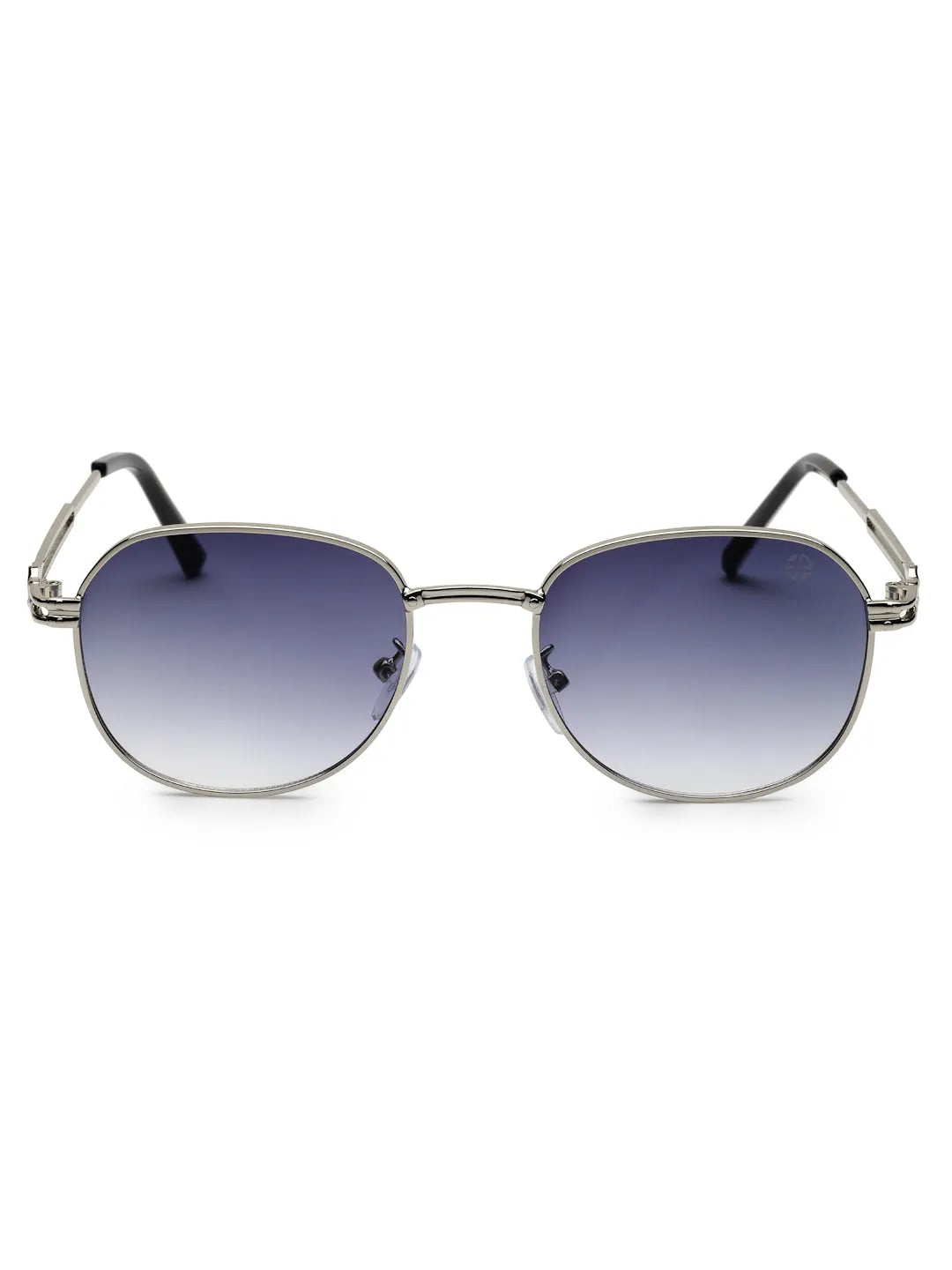 Starfall | Gradient Grey Medium Full Rim Oval Sunglasses for Men [UV-protected]