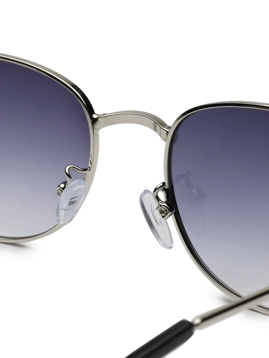 Starfall | Gradient Grey Medium Full Rim Oval Sunglasses for Men [UV-protected]