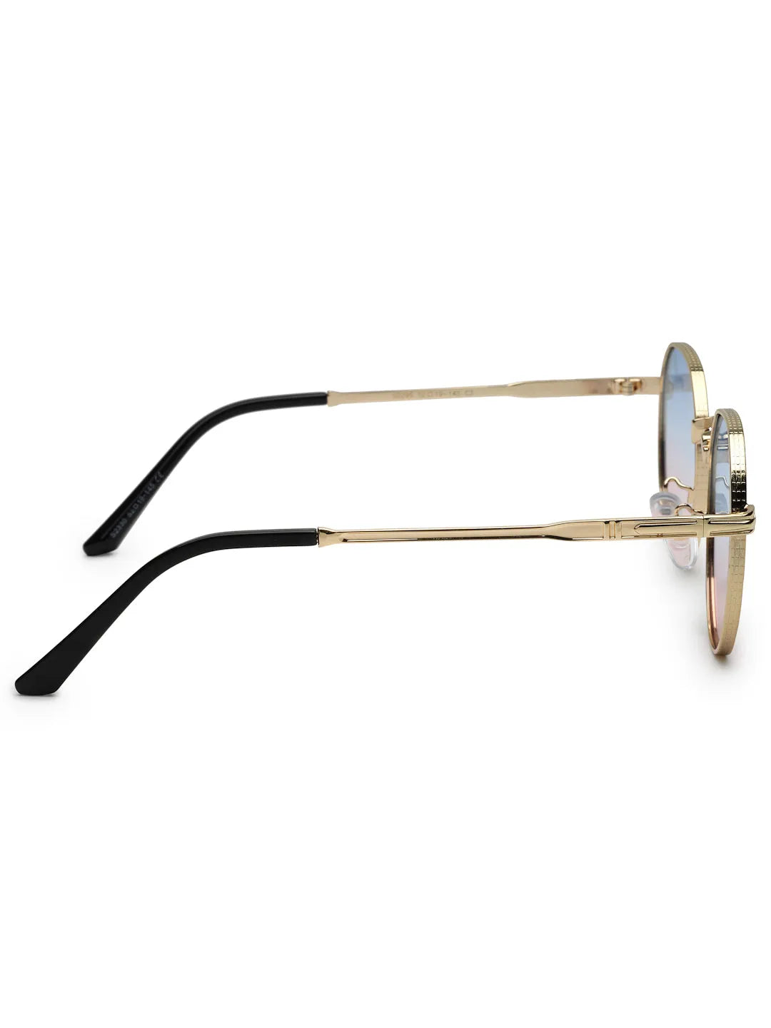 Ithon | Golden Medium Full Rim Oval Sunglasses for Men [UV-protected]
