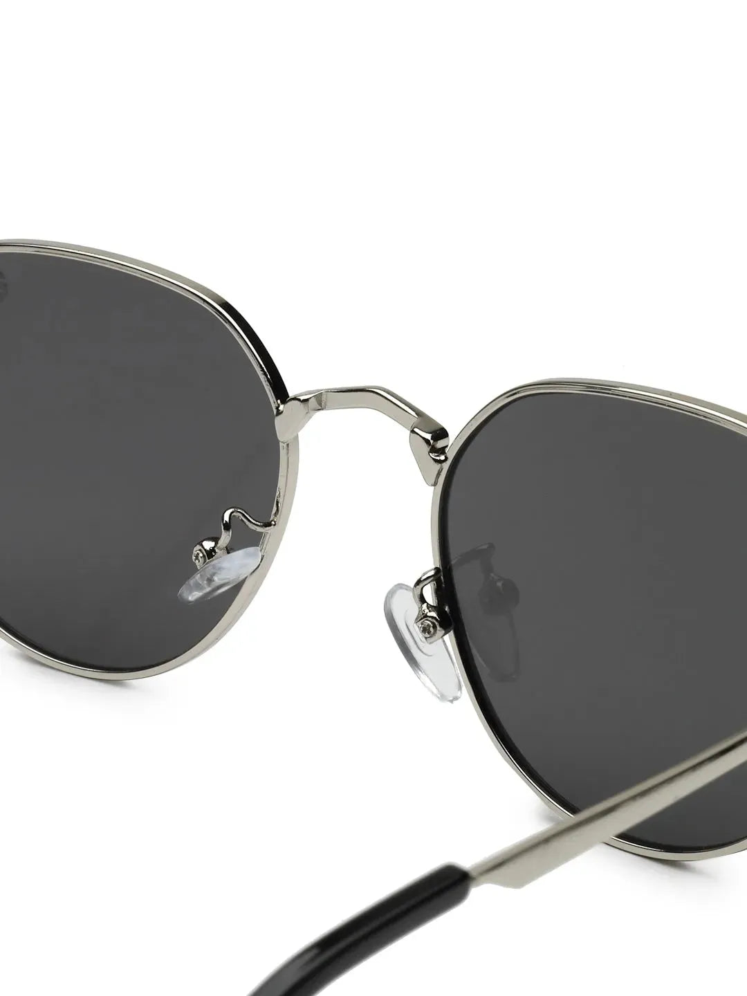 Veylara | Black Medium Full Rim Oval Sunglasses for Men [UV-protected]