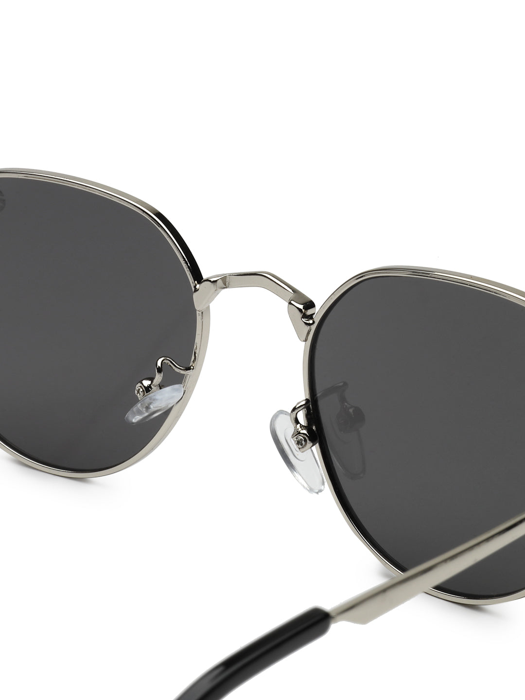 Veylara | Black Medium Full Rim Oval Sunglasses for Men [UV-protected]