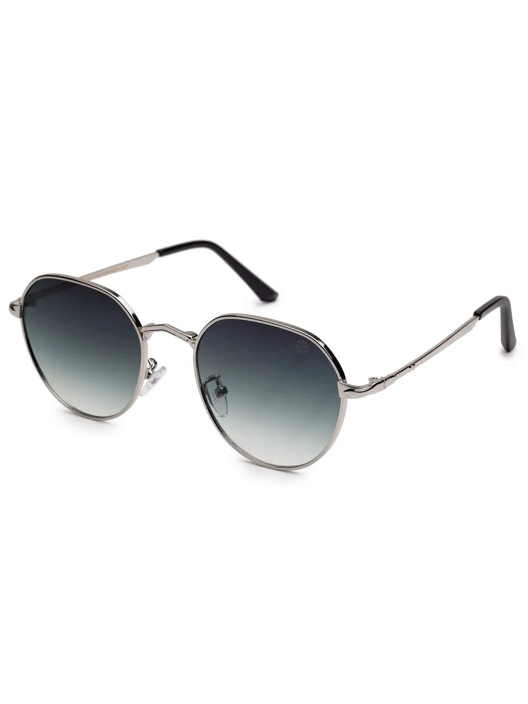 Veylara | Gradient Green Medium Full Rim Oval Sunglasses for Men [UV-protected]