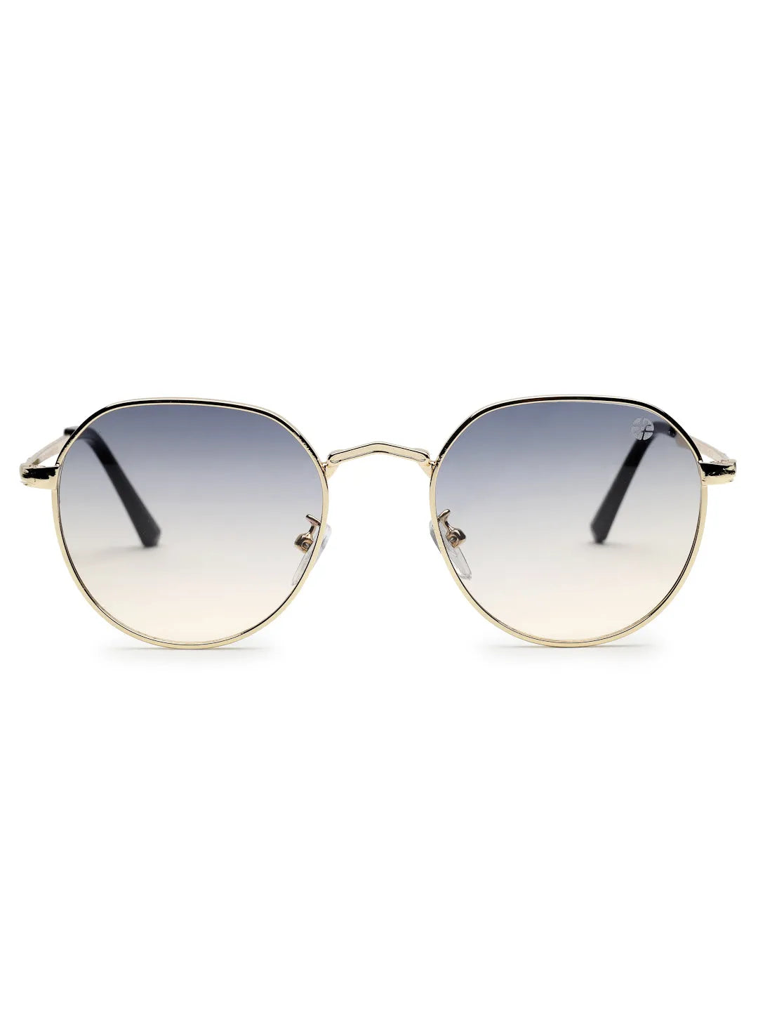 Veylara | Gradient Grey & Brown Medium Full Rim Oval Sunglasses for Men [UV-protected]