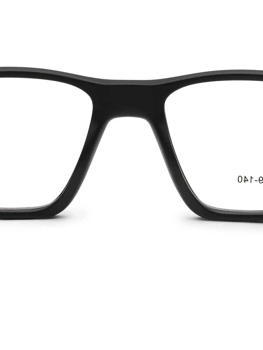 Sporty | Matte Black Medium Full Rim Square Eyeglasses for Men & Women [Demo Lens]