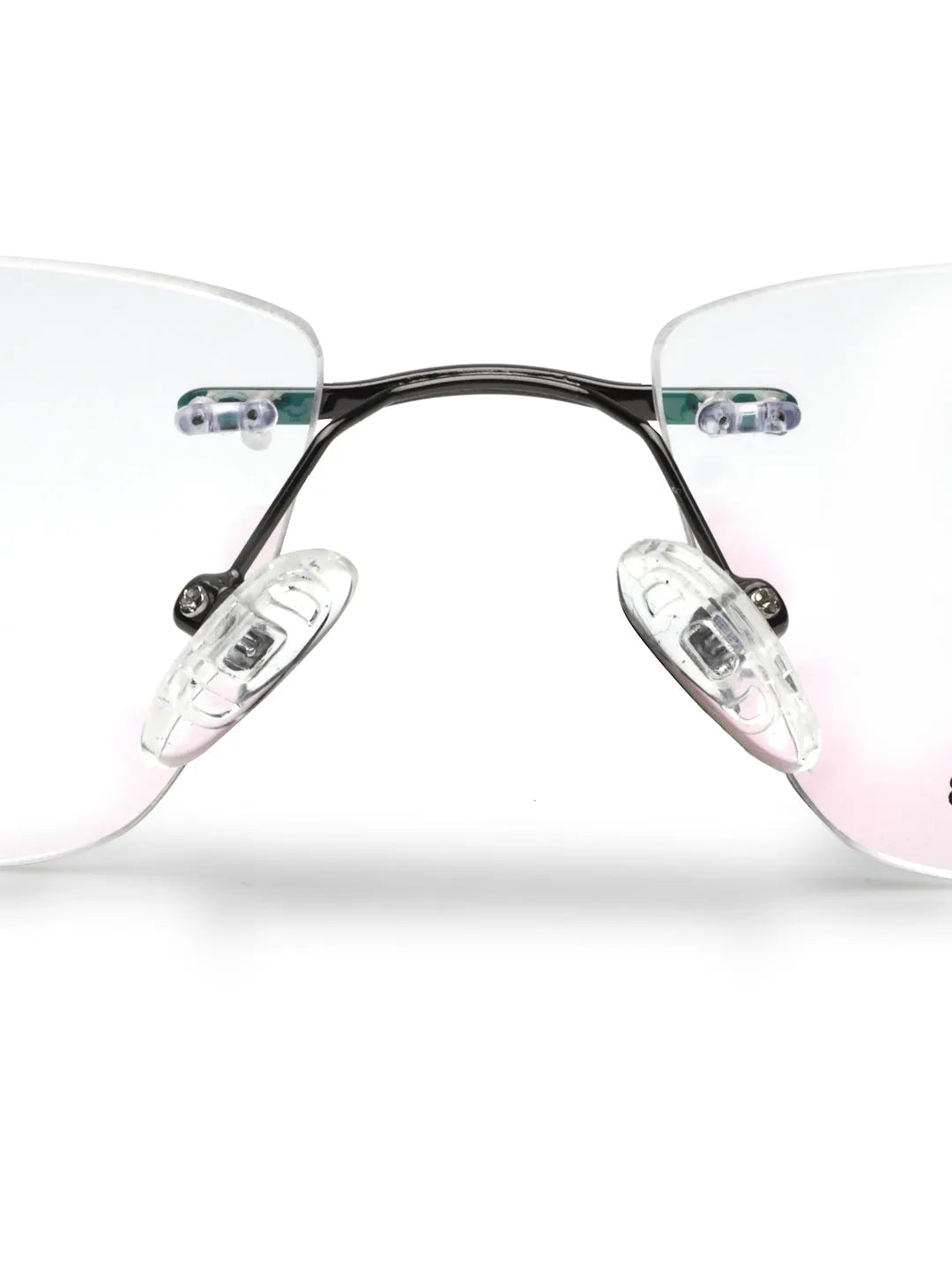 Thermo RM | Gun Medium Rim Less Square Eyeglasses for Men & Women [Demo Lens]