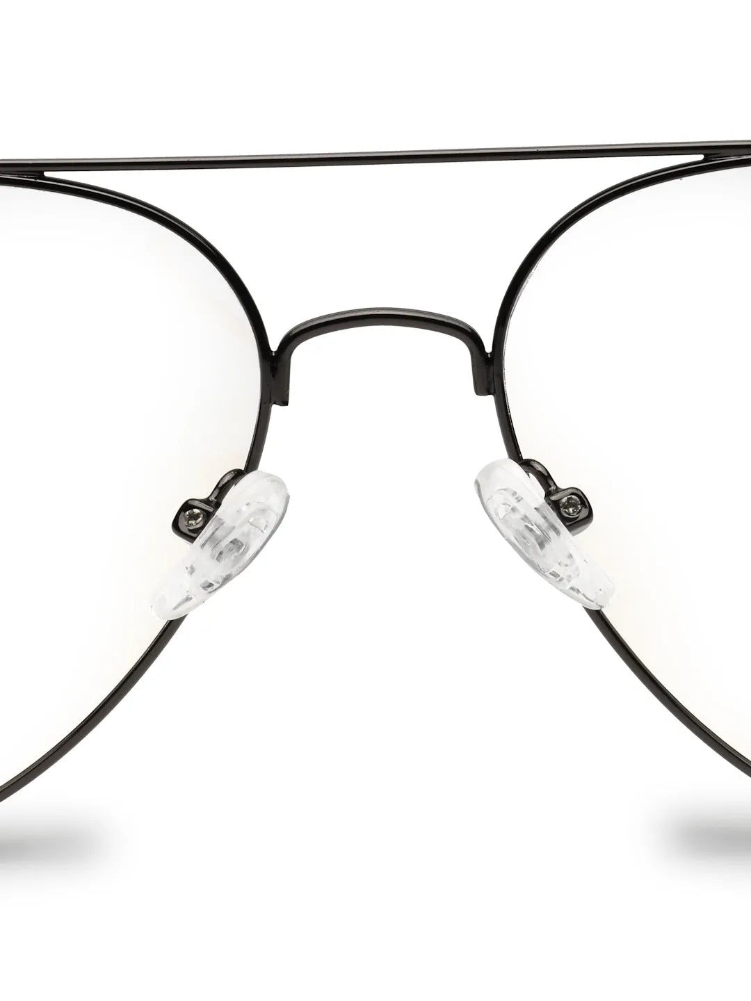 Tricorn | Gun-Grey Medium Full Rim Aviator with Lock Side Hinges Turban Eyeglasses for Men [Demo Lens]