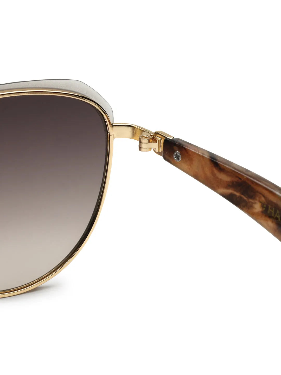 Eclipra | Gradient Brown Large Full Rim Oval Sunglasses for Women [UV-protected]