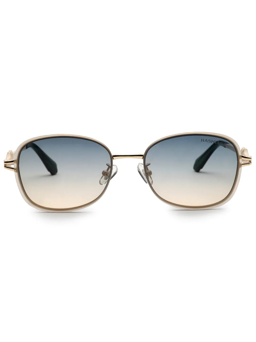 Crypta | Cream Medium Full Rim Oval Sunglasses for Women [UV-protected]