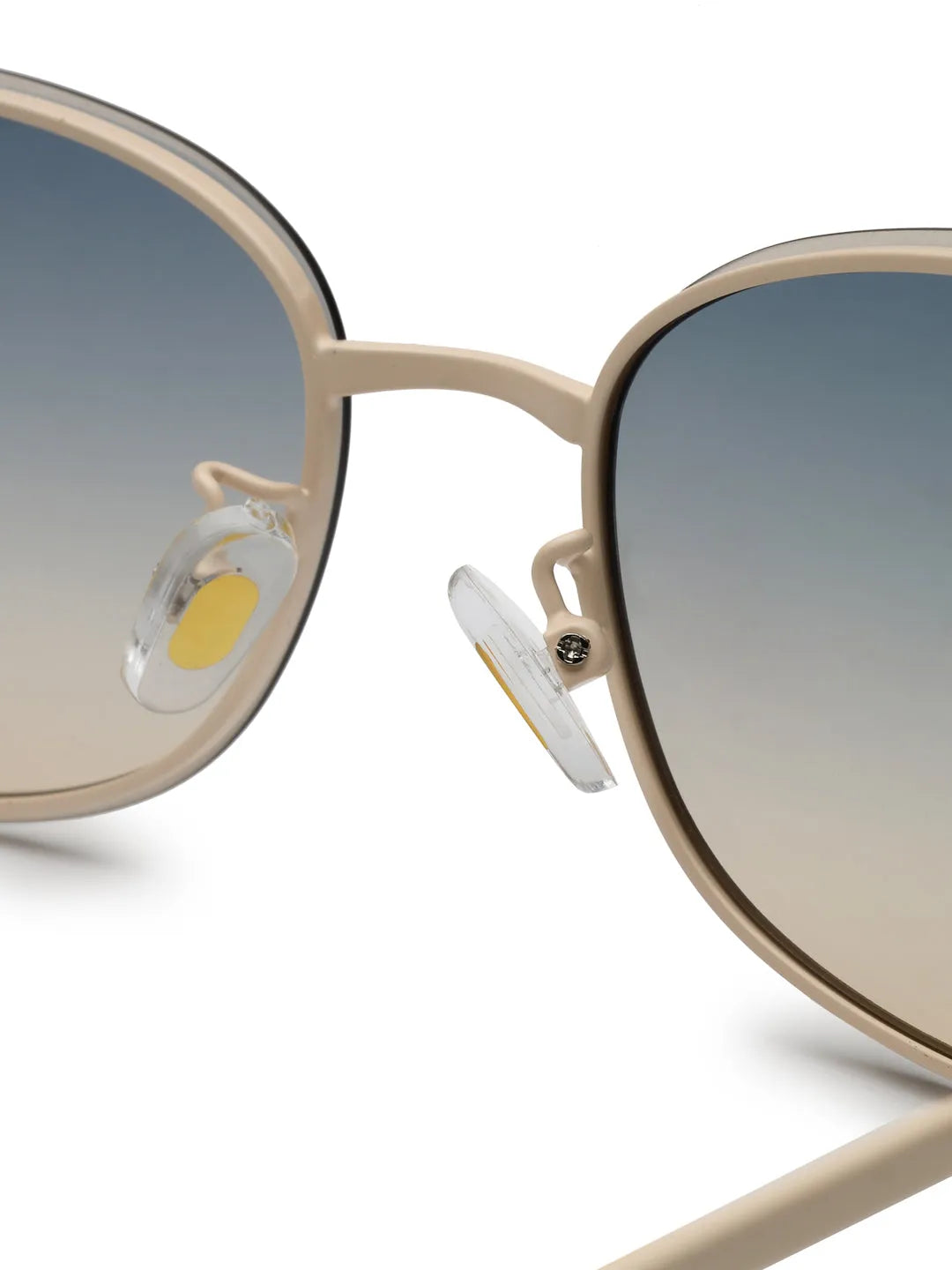 Crypta | Cream Medium Full Rim Oval Sunglasses for Women [UV-protected]