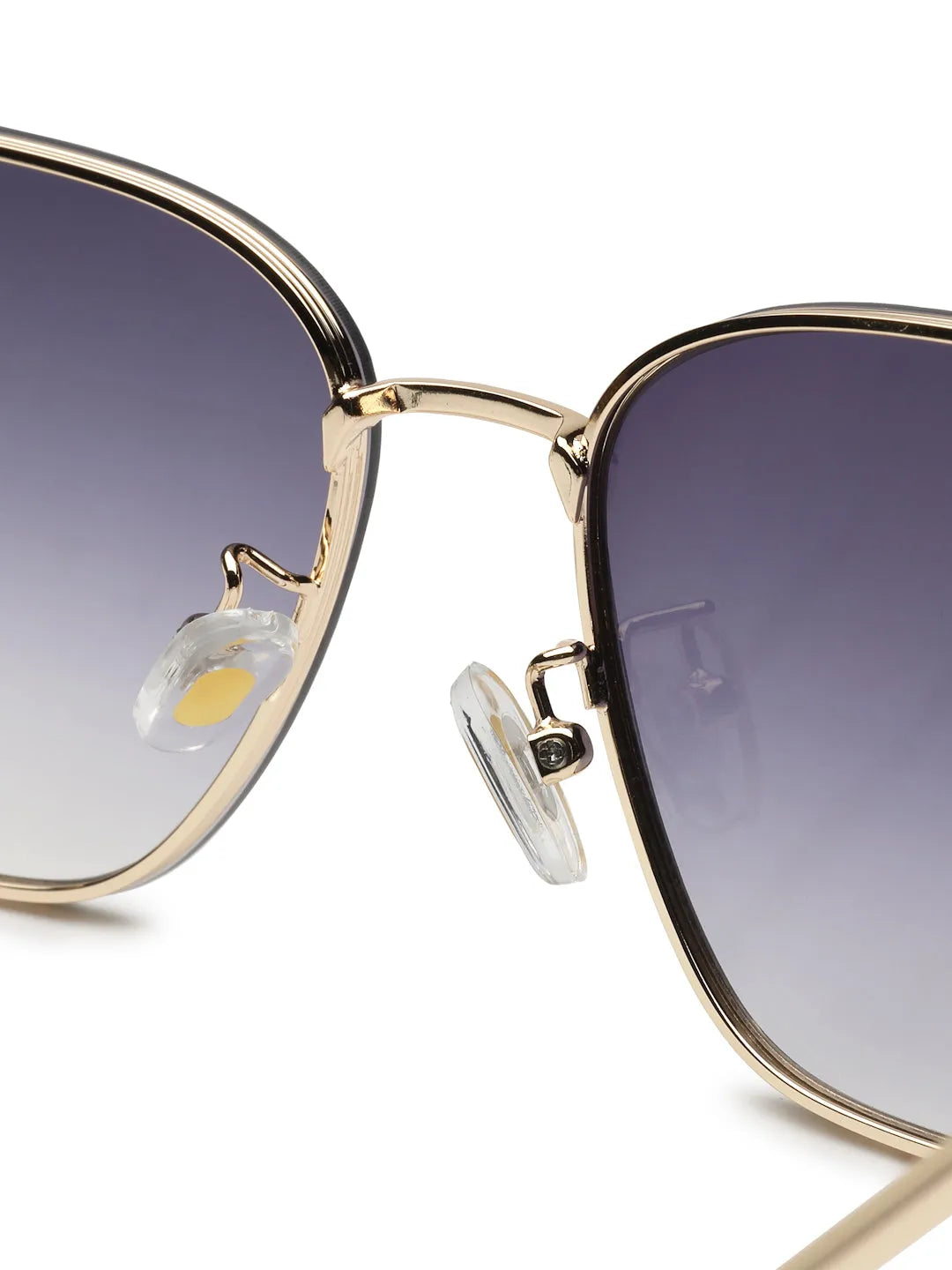 Nebular | Gradient Black Medium Full Rim Rectangle Sunglasses for Women [UV-protected]