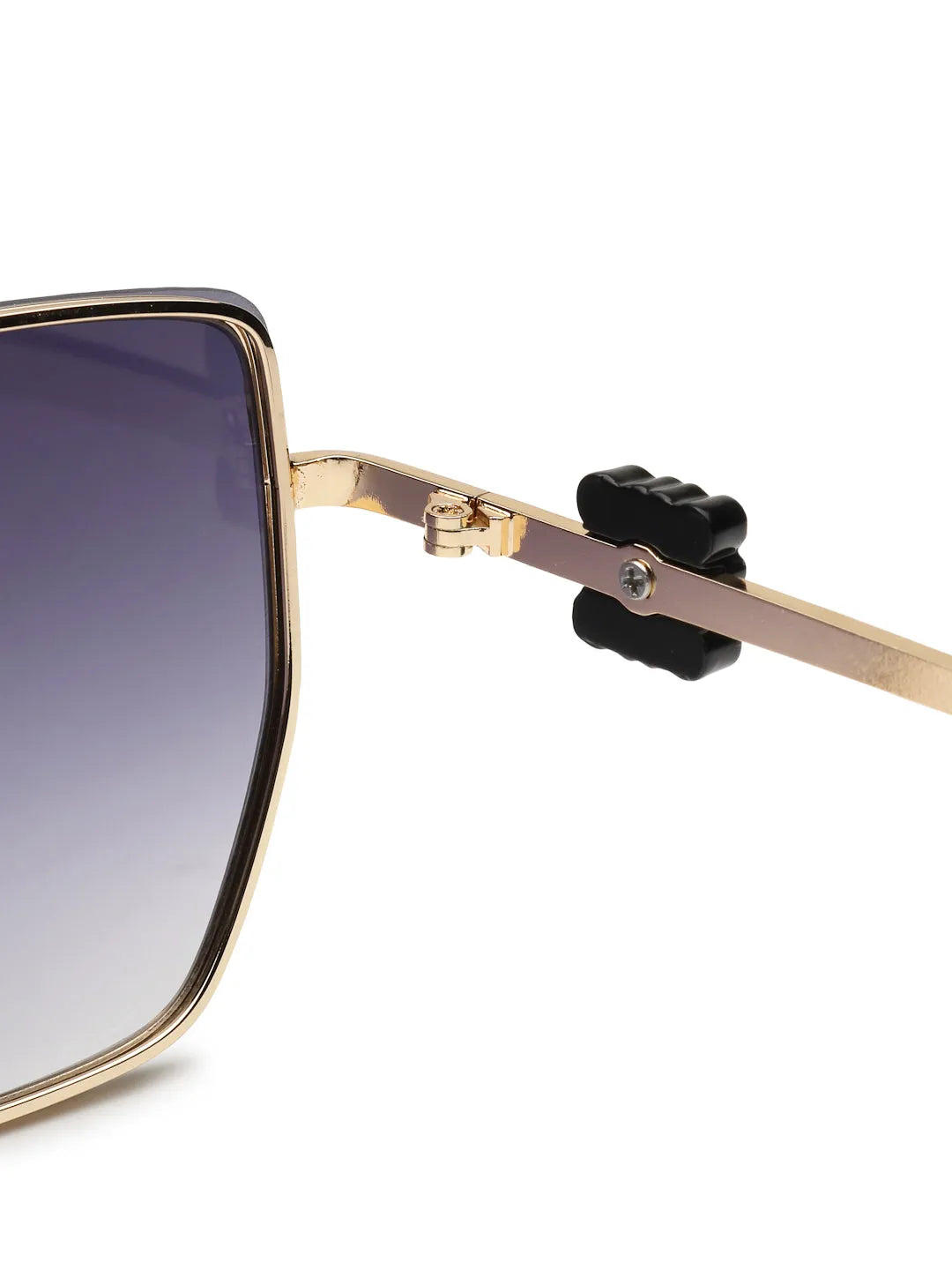 Nebular | Gradient Black Medium Full Rim Rectangle Sunglasses for Women [UV-protected]