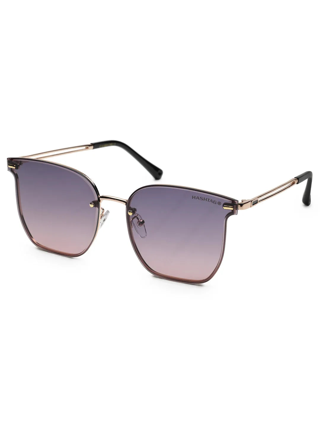 Arionis | Gradient Blue & Pink Oversized Full Rim Wayfarer Sunglasses for Women [UV-protected]