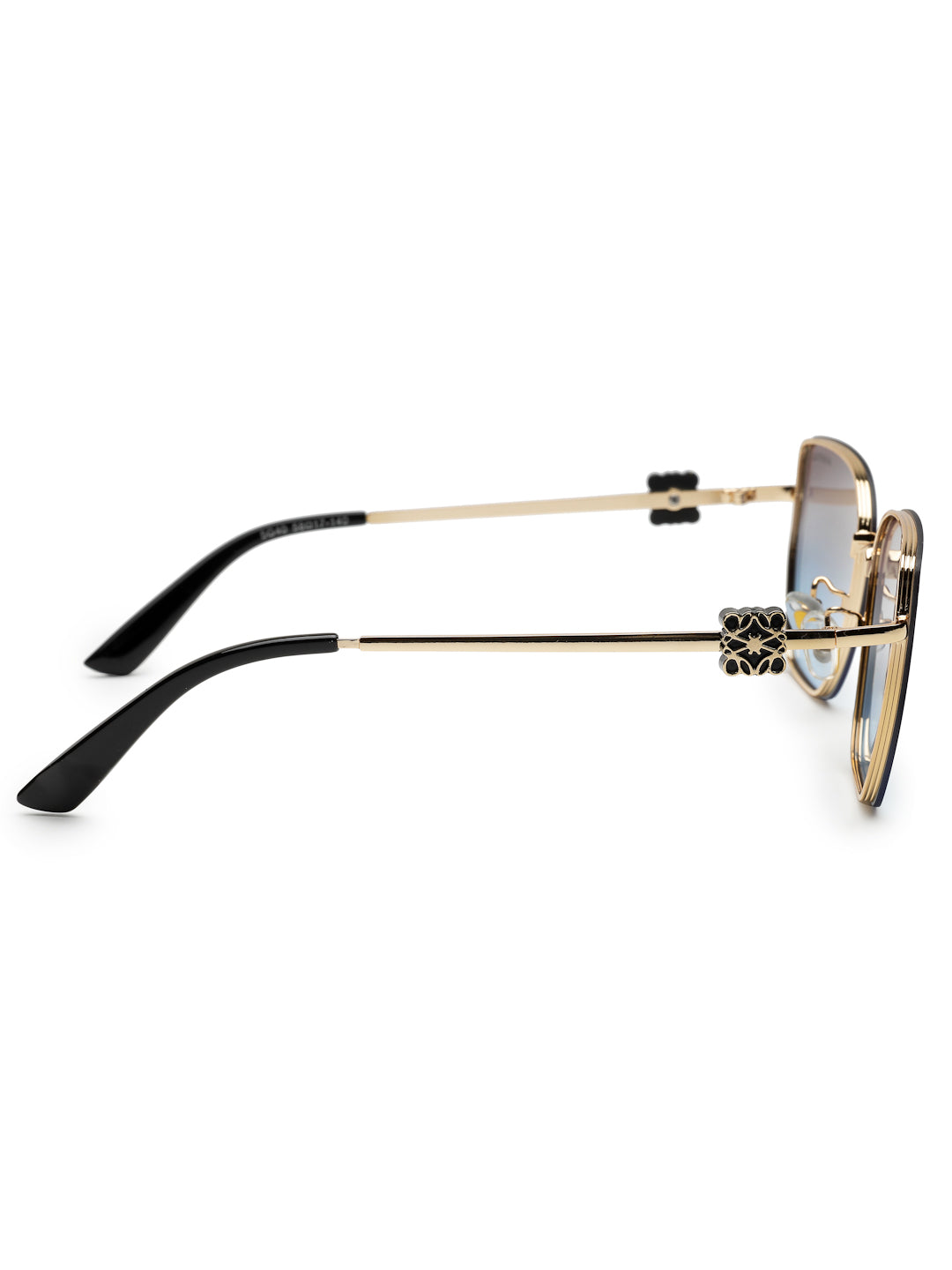 Nebular | Gradient Brown & Blue Medium Full Rim Rectangle Sunglasses for Women [UV-protected]