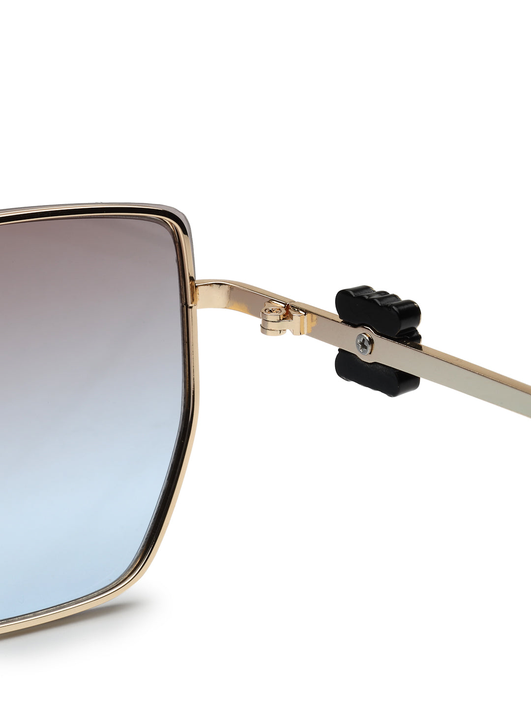 Nebular | Gradient Brown & Blue Medium Full Rim Rectangle Sunglasses for Women [UV-protected]