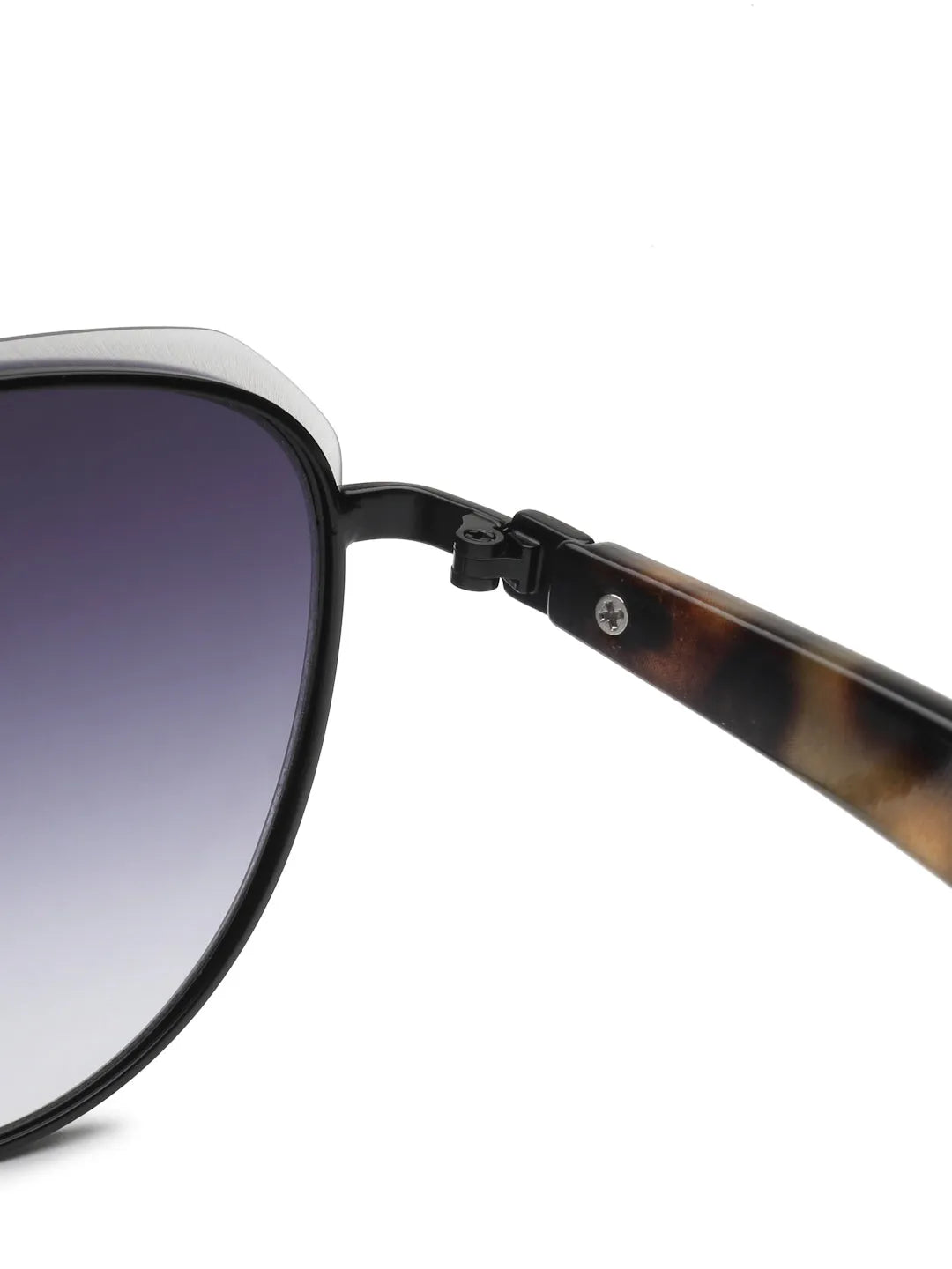 Eclipra | Gradient Black Large Full Rim Oval Sunglasses for Women [UV-protected]
