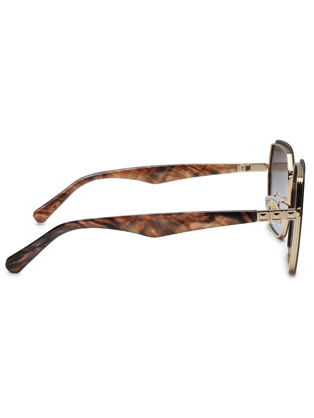 Arion | Gradient Brown & Pink Oversized Full Rim Hexagonal Sunglasses for Women [UV-protected]