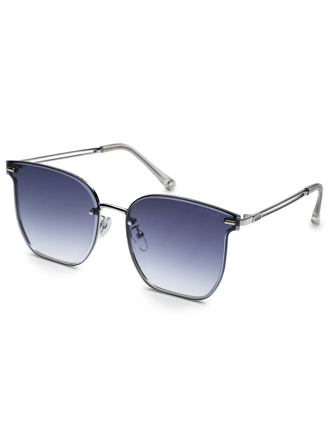 Arionis | Gradient Black Oversized Full Rim Wayfarer Sunglasses for Women [UV-protected]