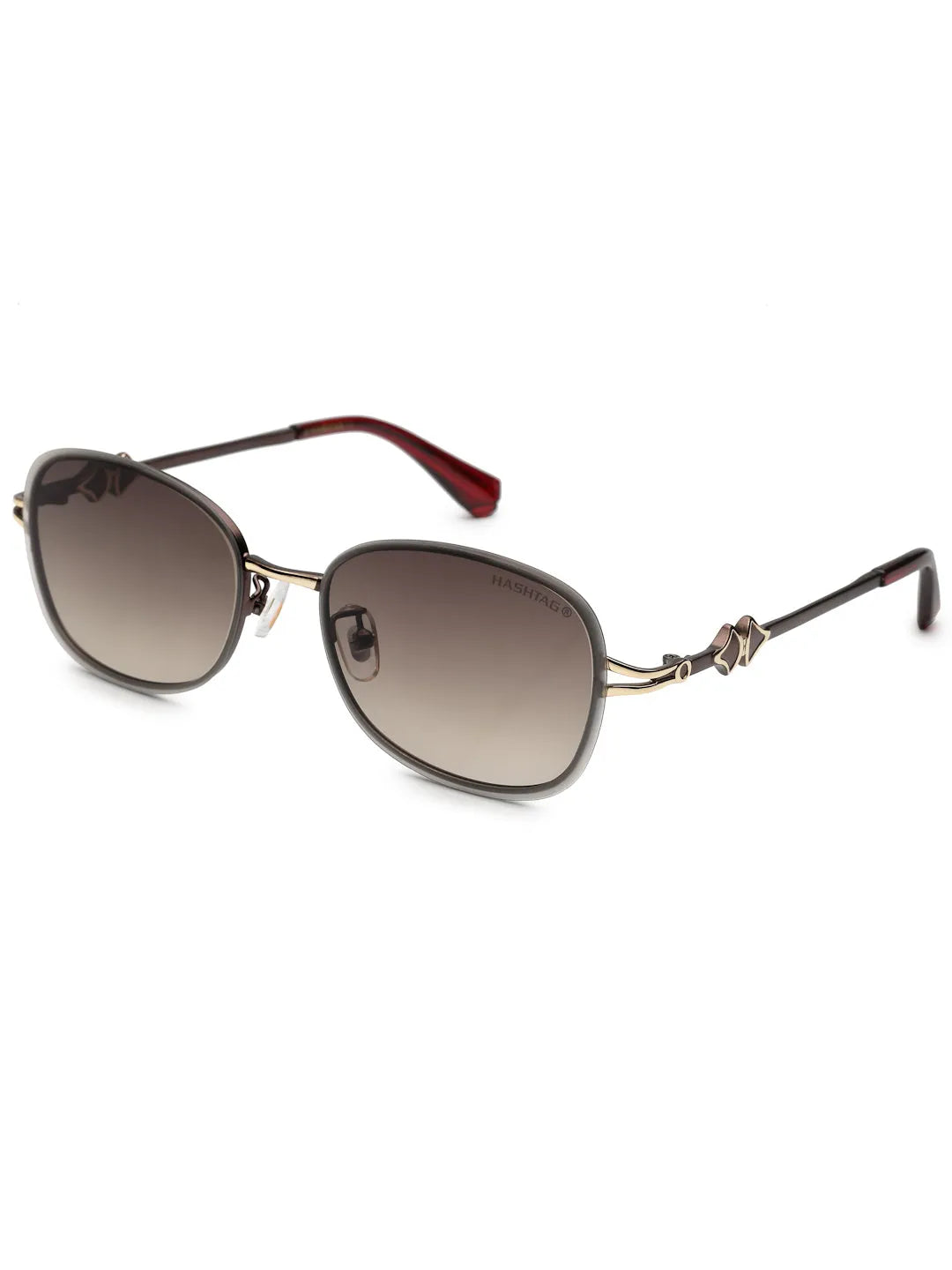 Crypta | Brown Medium Full Rim Oval Sunglasses for Women [UV-protected]