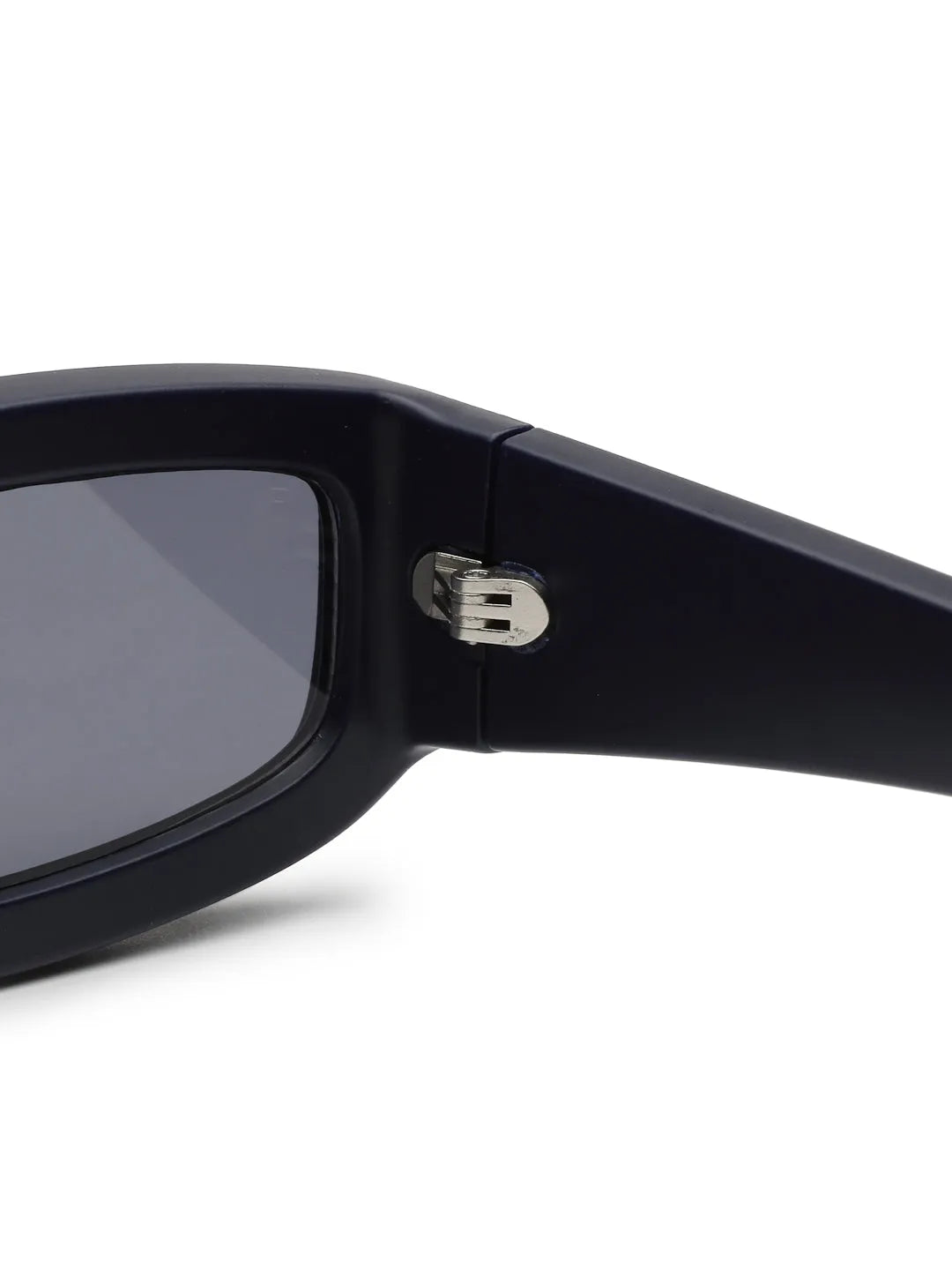 Crystix | Blue Small Full Rim Rectangle Sunglasses for Men & Women [UV-protected]