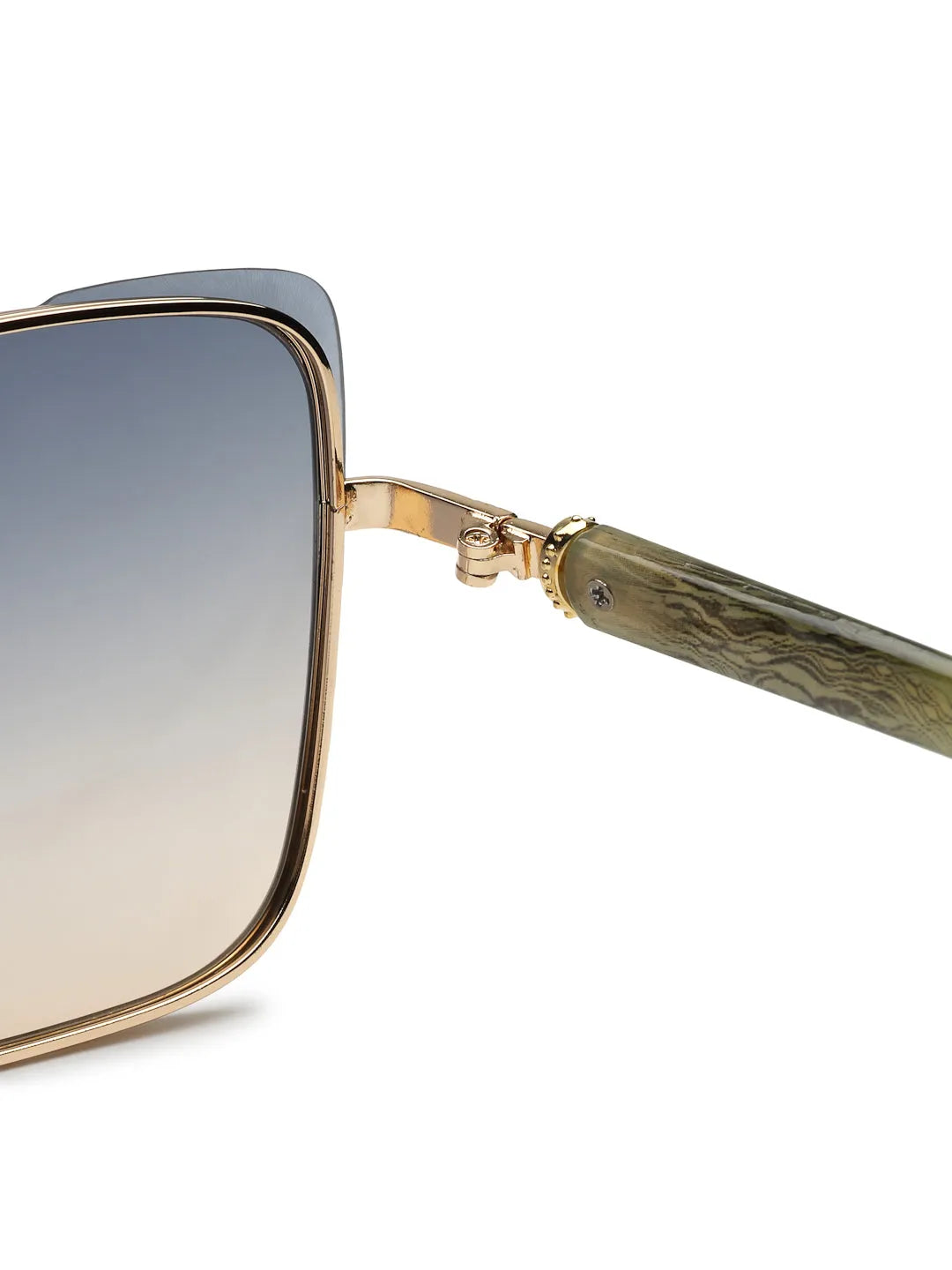Aethera | Gradient Blue & Pink Oversized Full Rim Rectangle Sunglasses for Women [UV-protected]