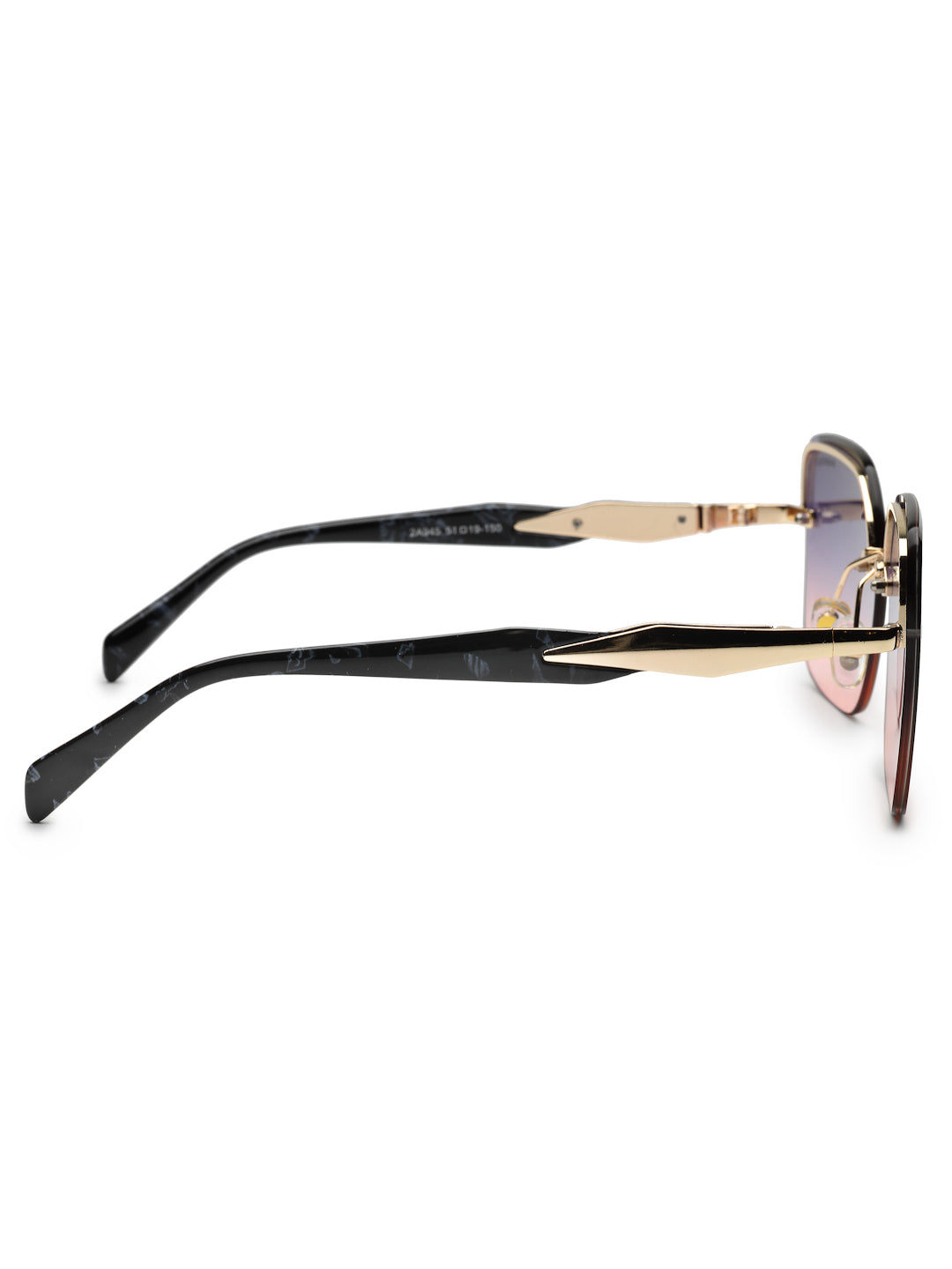 Parion | Gradient Purple & Pink Medium Full Rim Rectangle Sunglasses for Women [UV-protected]