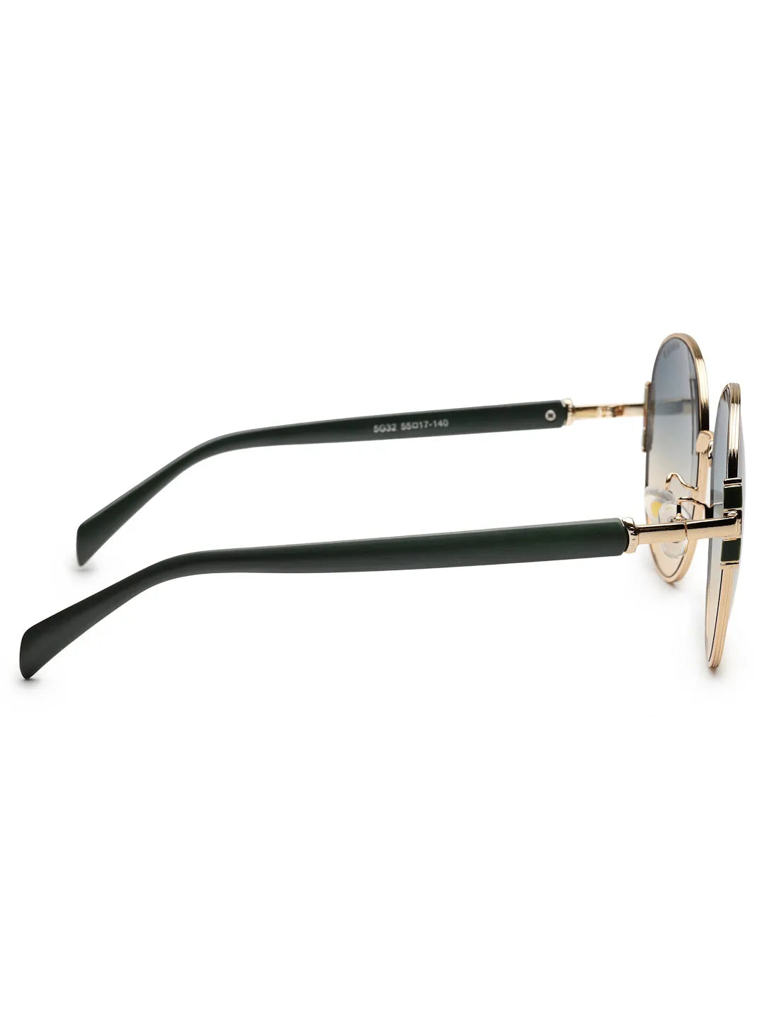 Drakon | Gradient Green Oversized Full Rim Round Sunglasses for Women [UV-protected]