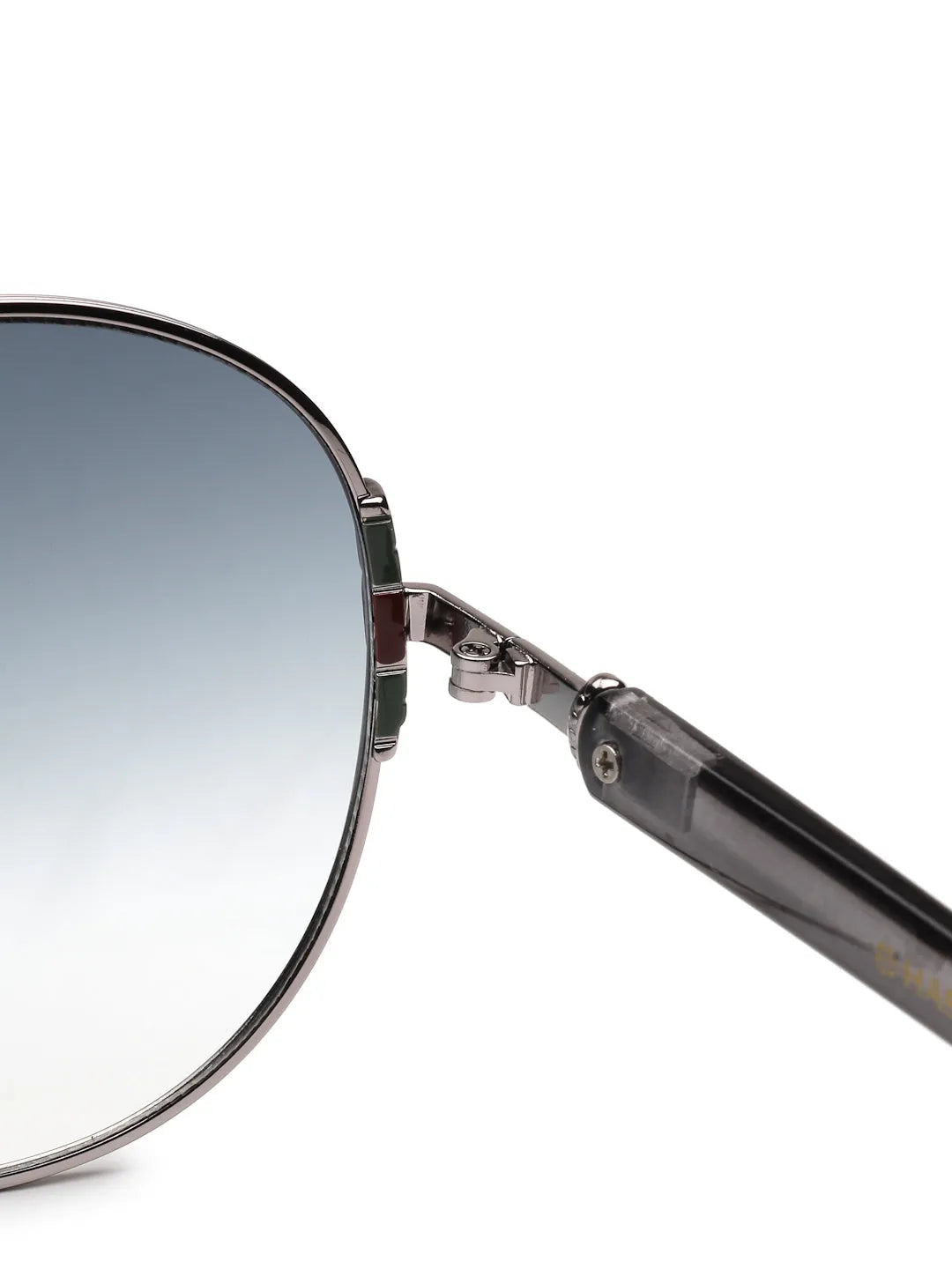 Drakon | Silver Oversized Full Rim Round Sunglasses for Women [UV-protected]