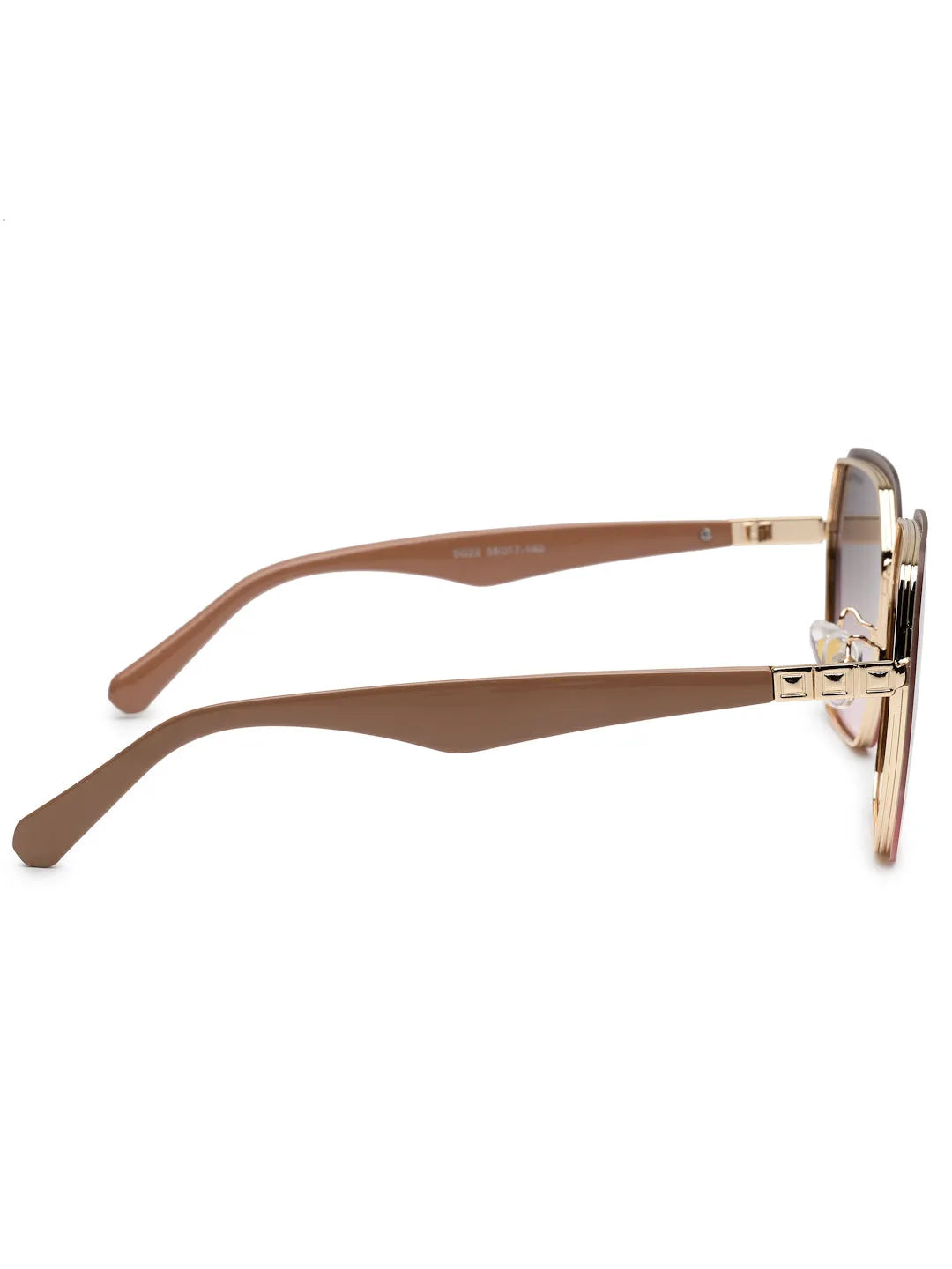Arion | Gradient Grey & Pink Oversized Full Rim Hexagonal Sunglasses for Women [UV-protected]