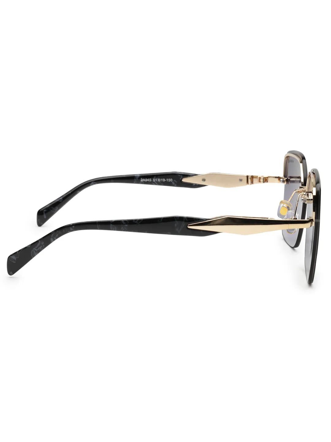 Parion | Gradient Black Medium Full Rim Oversized Sunglasses for Women [UV-protected]