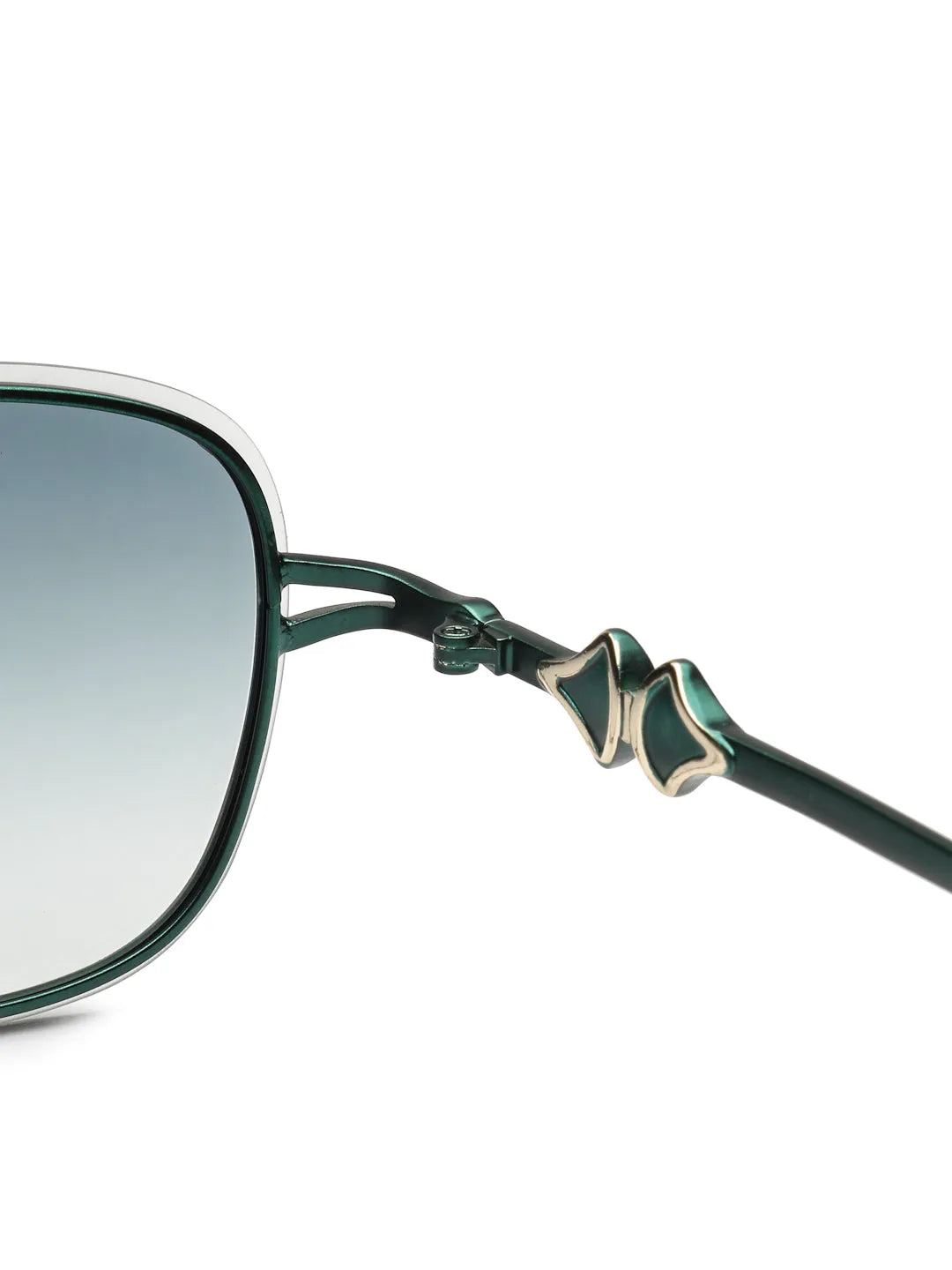 Crypta | Green Medium Full Rim Oval Sunglasses for Women [UV-protected]