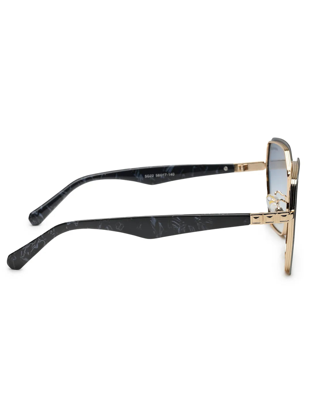 Arion | Gradient Grey Oversized Full Rim Hexagonal Sunglasses for Women [UV-protected]
