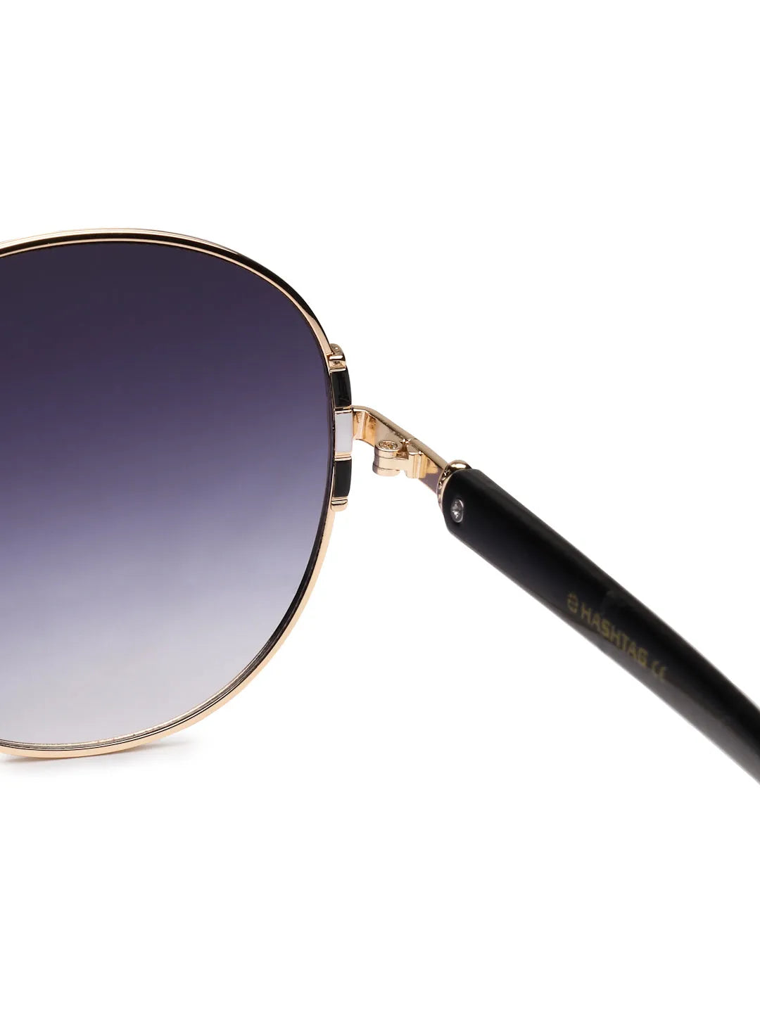 Drakon | Gradient Purple Oversized Full Rim Round Sunglasses for Women [UV-protected]