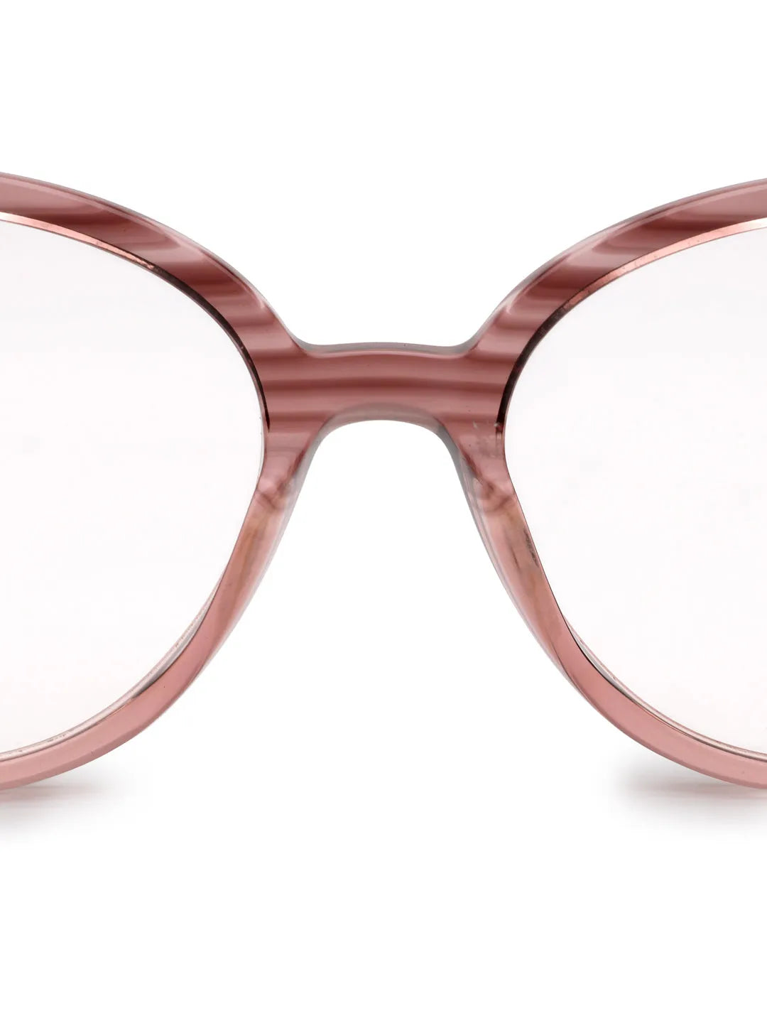 Fluxion | Light Reddish Brown Medium Full Rim Cat Eye with Spring Hinges Eyeglasses for Women [Demo Lens]